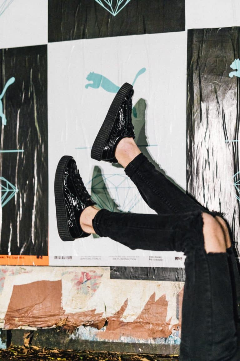 puma selena gomez shoes black